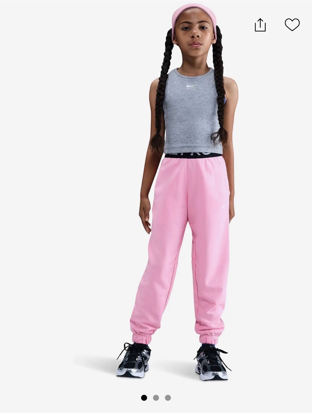 NWT Nike Kids Pro Fleece Dri-FIT Joggers
